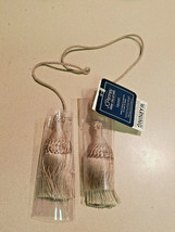 JCPenney Home Collection Champagne Linen Window Curtain Tassels #S1392734 (NEW) - £15.88 GBP