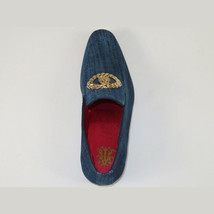 Mens AFTER MIDNIGHT Casual Comfort shoes Lion Ornament Denim 6911 Blue image 3