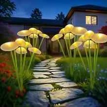 Garden Solar Lights Mushrooms 2 pack  - $28.99