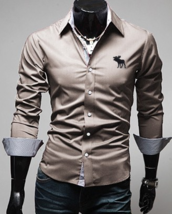 Men Shirt Moose elk stich 5XL - £8.35 GBP