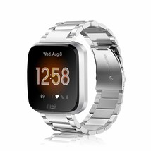 Fintie Metal Band Compatible with Fitbit Versa 2, Versa, Versa Lite Edition, Sol - £24.20 GBP