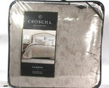 Croscill Camryn Taupe Twin Bed Set With Comforter &amp; 1 Sham Cotton &amp; Poly... - £140.26 GBP