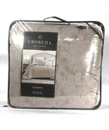 Croscill Camryn Taupe Twin Bed Set With Comforter &amp; 1 Sham Cotton &amp; Poly... - $175.99