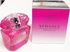 Versace Bright Crystal Absolu Eau De Parfum Spray 3.0 Oz New Open Box Authentic - £57.16 GBP