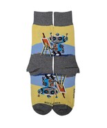 Robot Artist Socks from the Sock Panda (Adult Large - Men&#39;s Shoe Sizes 8... - $9.90