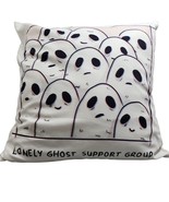 THE LONELY GHOST SUPPORT GROUP Pillow 16&quot;x16&quot; Halloween Decoration - $278.81 MXN
