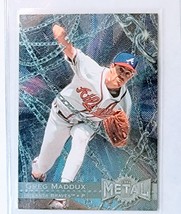 1996 Fleer Metal Greg Maddux Baseball Trading Card TPTV - £7.07 GBP