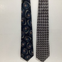 2 Men&#39;s Dress Ties Silk,  Gino Pompeii and Crestview - £9.78 GBP