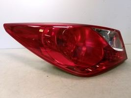 2011 2012 2013 HYUNDAI SONATA DRIVER LH OUTER INCANDESCENT TAIL LIGHT OEM - $75.46