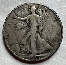 1936-S Walking Liberty Half Dollar nice US coin - £15.03 GBP