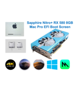 Sapphire Nitro+ SE RX 580 8GB Mac Pro EFI boot screen Metal 4K Mojave Mo... - £169.13 GBP