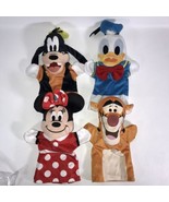 Disney plush Hand Puppets Minnie Goofy Donald Tigger Set of 4 Melissa an... - £15.68 GBP