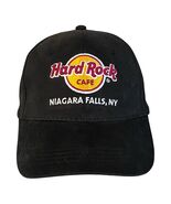 Hard Rock Cafe Niagara Falls NY Hat Black Adjustable Baseball Cap Cotton - $13.50