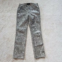 Lafayette 148 Womens 0 Shiny Snakeskin Print Pants - £18.28 GBP