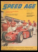 Speed Age 6/1958-Schmidt Special-NASCAR-Indy Cars-Roger Ward-Daytona-FR/G - £24.22 GBP