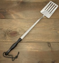 CUTCO Stainless Steel Bar-B-Q Grilling Spatula 19.5” Length Leather Hanger USA - £27.74 GBP