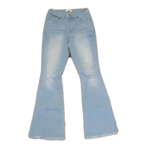 YMI Flared Denim Jeans ~ Sz 5/27 ~ Blue ~ High Rise ~ 29&quot; Inseam ~ Distr... - £18.39 GBP