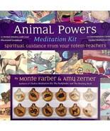 Animal Powers Meditation Kit Totems Spiritual New OB Cards CD Amulets F2 - $34.99