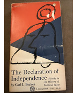 Declaration of Independence a Study in the History Paperback Carl Becker... - £15.64 GBP
