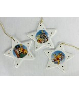 3 Disney Winnie The Pooh Christmas Star Ornaments A.A. Milne And E.H. Sh... - $951.78 MXN