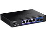 TRENDnet 6-Port 10G Switch, 4 x 2.5G RJ-45 BASE-T Ports, 2 x 10G RJ-45 P... - $223.22