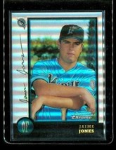 Vintage 1998 Bowman Chrome Refractor Baseball Card #120 Jaime Jones Marlins - £9.86 GBP