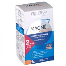 Nutreov Magné Control 60 Tablets -Marine Magnesium - Vitamins B6 &amp; B9 - EXP:2026 - £19.51 GBP