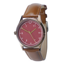 Back in Time Watch Red Face Men Watch Women Watch Free shipping worldwide - $49.00