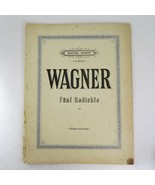 Schott's Sohne Mainz Wagner Five Verses Voice & Piano Vintage Sheet Music Book