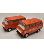 Vintage Tonka Pressed Steel Orange Emergency Van Lot of 2 - £23.07 GBP