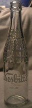 Vintage Nesbitt&#39;s Clear 10 oz Soda Bottle - £18.32 GBP