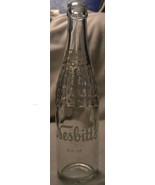 Vintage Nesbitt&#39;s Clear 10 oz Soda Bottle - £18.26 GBP
