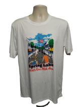 2018 Spring Lake Five Mile Run Adult Large White Jersey - £14.80 GBP