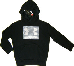Under Armour Girls Hoodie Sweatshirt Cold Gear Black Youth Small - £15.97 GBP