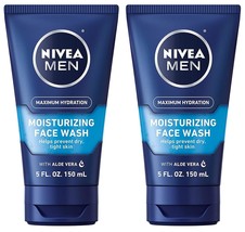 Nivea Men for Moisturizing Face Wash, original, 5 Fl Oz (Pack of 2) - $35.99