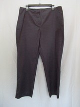 Tribal pants Size 12 cropped Capri black contoured waist - $17.59