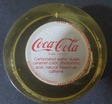 Coca-Cola Company of Chicago Screw on 75th Bottle Cap in lucite  2 1/4" dia - $17.33