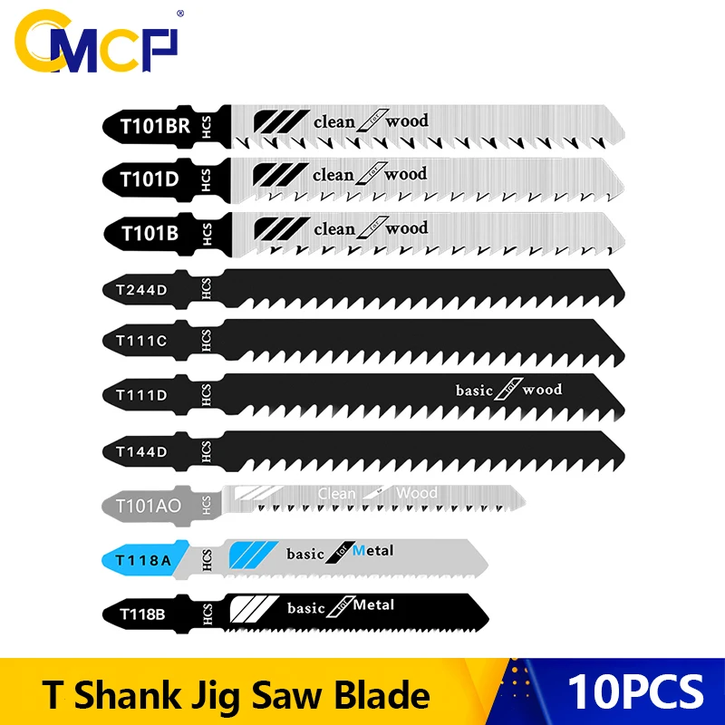 CMCP Jig Saw Blade 10pcs T-Shank aw Blade for   Cutting Tool HCS Steel S... - $3,897.83 MXN