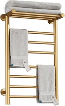 Ewdphw Gold Heated Towel Warmer Rack, Electric Heated Towel Drying Rack For - $195.97