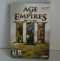 Age of Empires III Game  (PC CD-ROM) - 2005 - Manuals/Charts/Key Included - £6.99 GBP