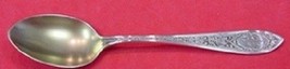 Adam by Whiting-Gorham Sterling Silver Demitasse Spoon Goldwashed 4 1/8" - £30.76 GBP