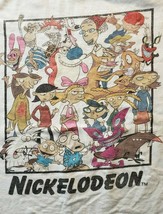 Nickelodeon Cartoons T-SHIRT Xl 100% Cotton Great Raphics Official Free Shipping - £12.72 GBP