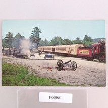 Stone Mountain Scenic Railroad 1960s Postcard Indian Attack Unposted Park - $9.89