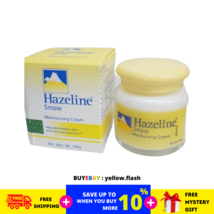 2 X 100g HAZELINE Snow Crème Hydratante Blanchissante Natural ProtectSkin - £30.23 GBP