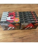 TDK D90 cassette tapes lot Of 12 New High Output High Precision IECI Type 1 - £17.38 GBP