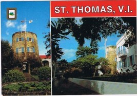 Postcard St Thomas US Virgin Islands Blue Beard&#39;s Castle Complex - £2.85 GBP