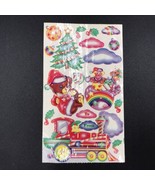 Lisa Frank Vintage Sticker Sheet Christmas 1983 New Old Stock - $12.99