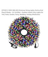 105ft 300 LED Christmas String Lights 8 Modes UL Certified Multicolor Ou... - $27.12 CAD
