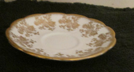 Royal Albert Saucer Plate Gold &amp; white  5.5&quot; - $15.16