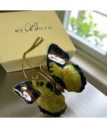 Realistic Enamel on Brass Butterfly Christmas Ornament From Bellagio - $554.43 MXN